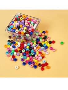 200pcs Plastic Horse Beads, Multi-Color Beads Suitable For Bracelet Making, Braiding, DIY Crafts, Jewelry Making, Keychains And Decorations, Random Colors - Multicolor - View 10