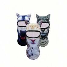 All-Season Protective Animal Pattern Face Mask, 3D Digital Printing Windproof Ski Mask For Outdoor Activities - 1 cái - Xem 5