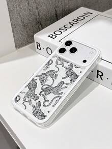 Ốp điện thoại chống sốc, trong suốt, họa tiết da báo, cá tính, vừa vặn hoàn hảo cho sử dụng hàng ngày, tương thích với iPhone 17 Pro Max, 17 Pro, 17, 16 Pro Max, 16 Pro, 16, 16 Plus, 15, 15 Pro, 15 Plus, 15 Pro Max, 14, 14 Pro Max, 14 Plus, 14 Pro, 13, 13 Mini, 13 Pro Max, 12/12 Pro, 12 Pro Max - Hồng - Xem 4