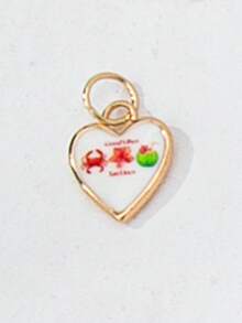 Bộ 1 mặt dây chuyền tráng men chủ đề kỳ nghỉ hè, phụ kiện trang sức có thể thay đổi bao gồm hình cây cọ, hoa anh đào và nhiều họa tiết khác, thích hợp để đeo nhiều lớp vòng cổ. - Nhiều màu - Xem 16