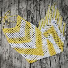Handmade Crochet Beach Wedding Dress Swimsuit Bikini Cover-Up Skirt - Color - View 10