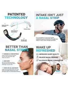 Magnetic Nasal Dilator, Premium Anti-Snoring Magnetic Nasal Strips Breathing Expander Set, Equipped With Comfortable Reusable Magnetic Nasal Clips And Strips, Helps Open Nasal Passages, Improve Airflow, Reduce Snoring, Improve Sleep; Lightweight Breathable Nasal Breathing Assistant, Relieve Nasal Congestion, Suitable For Nighttime Sleep, Travel, Home Use, For Men And Women Seeking Better Breathing And Quiet Sleep Snoring Reduction Device - Random - View 6