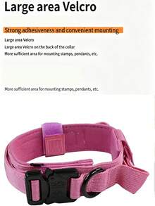 Bộ vòng cổ và dây xích huấn luyện chó chiến thuật, vòng cổ nylon điều chỉnh được kiểu quân đội với tay cầm điều khiển và khóa kim loại dành cho chó cỡ trung bình và lớn. - Nhiều màu - Xem 8