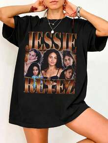 Jessie Reyez Shirt - Personalized Vintage Gift For Him Or Her - Black - View 1