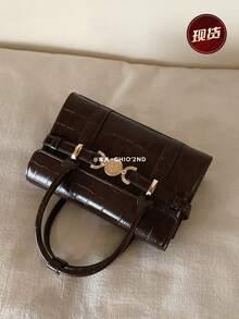 Women Top Handle Bags - Red - View 8