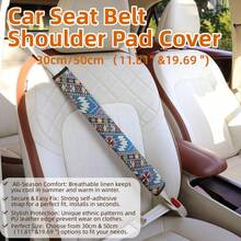 1pc Bohemian Style Seat Belt Shoulder Pad, Wear-Resistant And Durable, 12 Inch Or 20 Inch Length, Suitable For Cars, SUVs And Trucks, All Season Unisex, Automotive Interior Accessory - A - View 13