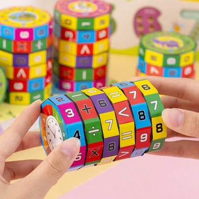 2026 Hot Selling Large Number Cylinder Puzzle Brain Teaser Surprise Gift, Perfect For Birthday, Holiday, Valentine's Day, Easter, Hand Activity, Party Favor, Kids Party Favor, Fun, Teens Creative Gift, Squishy