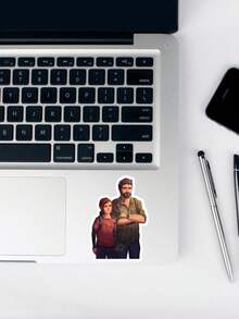 Hình dán nghệ thuật "The Last Of Us" Joel & Ellie, hình ảnh cặp đôi hậu tận thế, decal vinyl dán cho laptop, Kindle & bình nước, quà tặng dành cho game thủ. - Nhiều màu - Xem 4