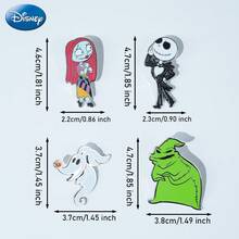 Monogram 1pc Disney Officially Licensed Collectible Zinc Alloy Enamel Badge, Unisex Brooch, Novelty Jewelry, Anime Backpack Pin, Jacket Lapel Pin, Gift Set - Multicolor - View 3