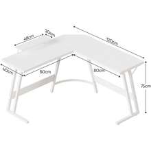 Skrivbord och arbetsstationer - Vitt - Visa 7