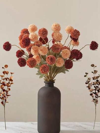 1 pieza Tallo de flor de diente de león artificial de 50 cm, flor de seda, rama de planta falsa para decoración del hogar, sala de estar, dormitorio, decoración de otoño, decoración de habitación, decoración de escritorio, decoración de jardín, regalo del Día de San Valentín, regalo de cumpleaños y graduación
