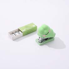 Mini Cartoon Hamster, Bear, Rabbit And Duck Shaped Stapler Set, 400pcs 24/6 Staples, Portable Binding Tool, Office & School Supplies, Back To School Stationery - Sets - View 16