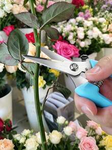 Tijeras de poda de jardín, juego de corte de flores, tijeras de poda para flores, herramientas de jardinería para recortar arbustos, rosas y árboles frutales, adecuadas para floristas, patios y huertos - A - Ver 5