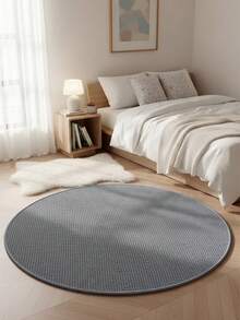 1pc Gray Pineapple Circle Rug, Modern Luxury Style, Pet-Friendly Carpet, Suitable For Spring/Summer Indoor Use, Decorative Rug, Bedroom Decor, Small Rug, Carpet, Home Decor, Living Room Rug, Living Room Small Rug, Bedroom Rug, Living Room Home Decor, Outdoor Rug, Washable Rug - Multicolor - View 5