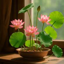 10pcs Easy To CultivateFlower Seeds-- Pre-Germinated Lotus Seeds - High Germination Rate, Suitable For Beginners| Suitable For Terrace Waterscape Gardens And Container Planting - 10PCS - View 3