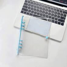 Kẹp gáy sách kim loại trong suốt hình lá hoa hồng A5, Gáy sách rời A5 kèm trang bổ sung, Album dán, Sách dán trong suốt, Sách dán, Túi đựng ảnh, Album ảnh, Sổ kế hoạch ngân sách, Nhật ký, Sổ tay, Văn phòng phẩm - A5 - Xem 12