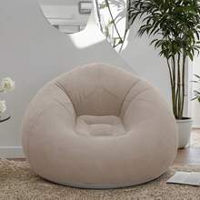 Inflatable Bean Bag Chair, Portable Indoor & Outdoor Lazy Sofa,Ultra-Soft Inflatable Lazy Sofa, Foldable Bean Bag For Relaxation, Camping & Home Use - Nhiều màu - Xem 10