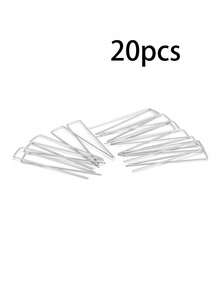 10/20/30/50/100pcs U-Shaped Garden Stakes, Heavy Duty Metal Landscape Fabric Ties, For Securing Barriers, Ground Coverings, Fences And Artificial Turf - Great For Gardening And Landscaping Projects! Gardening Tools - A - View 14