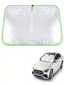1pc Car Sun Shade, Portable Heat Insulation Sunshade, Foldable Car Interior Sunshade, Easy Installation, Practical Essential Car Interior Accessory, Suitable For Outdoor Use And Travel, Fits All Car Models, Summer Car Accessory - Multicolor - View 13