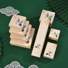 Hộp đựng trang sức bằng giấy thiết kế độc đáo theo phong cách Trung Quốc, hộp quà tặng đựng bông tai, vòng tay, dây chuyền, kẹp tóc. - Phi hạc Xiangyun - Xem 5