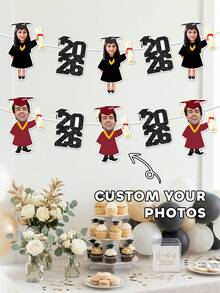 7 chiếc banner in hình khuôn mặt tùy chỉnh, banner bằng giấy cứng, banner tốt nghiệp có hình khuôn mặt, banner tốt nghiệp đại học, banner in hình khuôn mặt tùy chỉnh, banner ảnh chân dung, banner tiệc, tốt nghiệp, đại học. - Nhiều màu - Xem 5