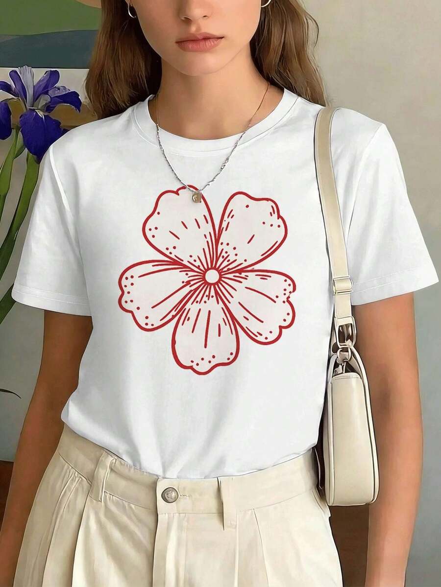 Women T-Shirts - White - View 1