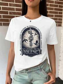 Women T-Shirts - White - View 2