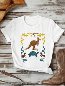 Women T-Shirts - White - View 1