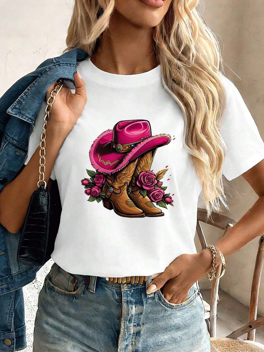 Women T-Shirts - White - View 1
