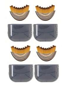 1 pieza Cepillo facial para drenaje linfático - Masajeador de cepillado en seco, para contorno facial y perfilado de la línea de la mandíbula - Diseño ergonómico para adaptarse con precisión a la piel y aliviar la fatiga - Marrón - Ver 18