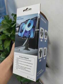 Giá đỡ điện thoại ô tô xoay 360°, giá đỡ điện thoại và máy tính bảng đa năng gắn trên giá đỡ cốc trên ô tô. - A - Xem 6