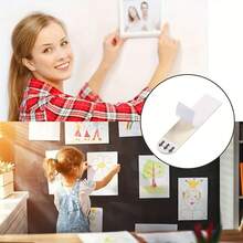 30pcs Large Picture Hanging Strips, Heavy-Duty & Removable With Hooks And Loop Tape - No Image Damage, Acrylic Frame Adhesive For Creative Youngsters' Room Decor & Christmas Ornaments - 30pcs - View 3