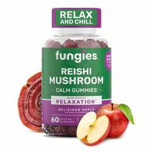 Fungies Lion's Mane Mushroom Gummies, Mixed Blueberry & Strawberry Flavor - Mushroom Supplement Gummy For Adults & Children , Cognitive Function, 60 Servings - Reishi - View 1