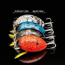 4pcs Fishing Lure Kits Insect Artificial Fishing Bait ,Catch More Fish With This Plastic Crankbait & Artificial Cicada Tackle Lure - Multicolor - View 7