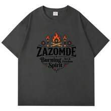 Camiseta Pareja con Estampado , Diseño Tradicional - Blanco - Ver 9