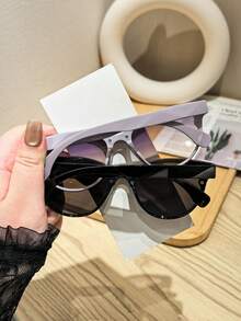 2 Femininos Estilo Olho de Gato, Modelo Casual e Versátil, Perfeitos para o Dia a Dia, Viagens e Festas, com Estojo para Óculos. - Multicolorido - Ver 8