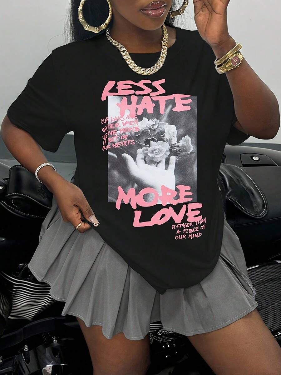 Women T-Shirts - Black - View 1
