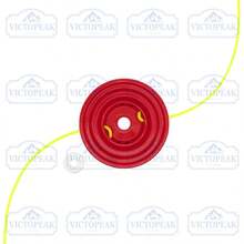 Đầu cắt cỏ 4 dây bằng nhôm màu đỏ đa năng dùng cho máy cắt cỏ chạy xăng. - Đầu cắt cỏ (đĩa nhôm màu đỏ) - Xem 7
