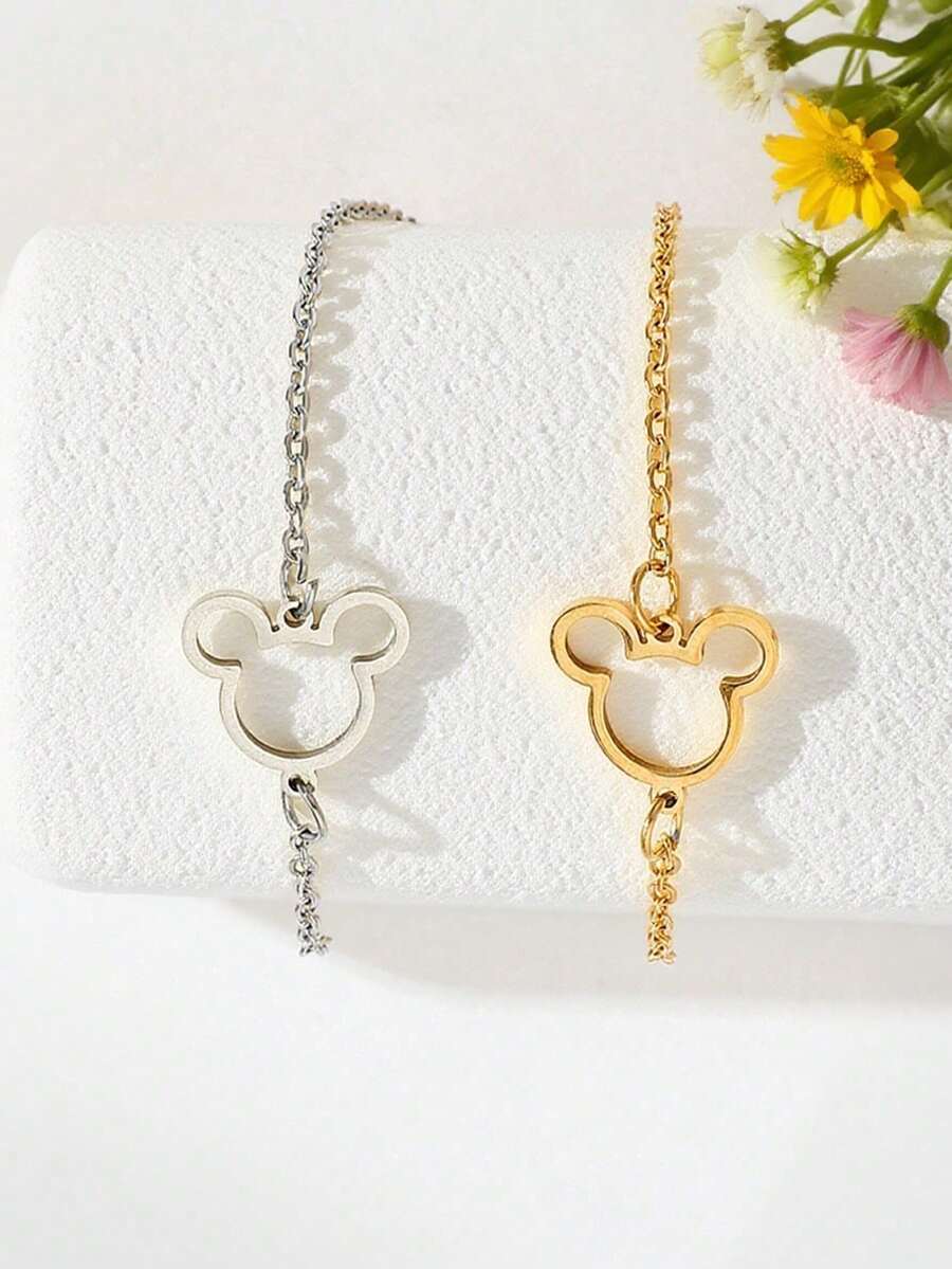 Disney 一款时尚简约的迪士尼米奇手链，来自欧洲优雅配饰品牌，适合派对佩戴和送礼。 - 彩色 - 查看 1