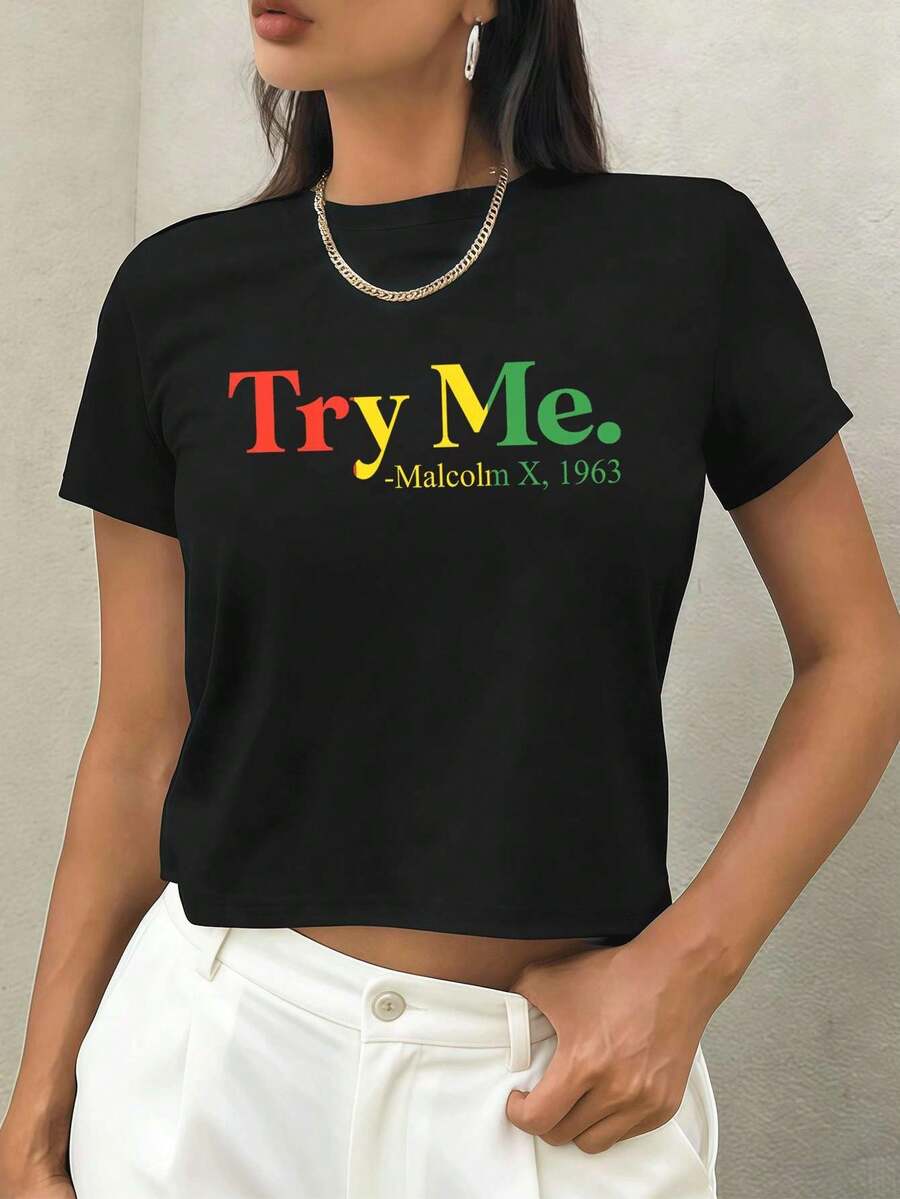 Women T-Shirts - Black - View 1
