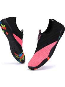 Women's Water Shoes, Beach Shoes, Sock Shoes, Outdoor Sports Shoes, Surfing, Swimming, Kayaking And Diving Shoes, Suitable For Indoor And Outdoor Use, Comble And Soft - Pink - View 6