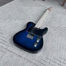 Trans Blue Tele Style Electric Guitar With Maple Neck And Accessories Full-Size - 如圖所示 - 查看 4