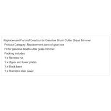 Bộ dụng cụ sửa chữa hộp số 40-5 (5 chi tiết), phụ tùng thay thế hộp số cho máy cắt cỏ chạy xăng. - Bộ nắp hộp số (5 chi tiết) - Xem 10