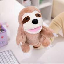 1pc Forest Animal Hand Puppet, Cute & Healing, 3D Full Body Design, Movable Mouth, Comfort Companion, Educational Interactive Toy For Kids - Multicolor - View 2