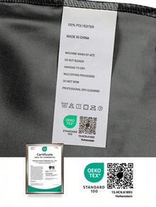 2 件装高级丝滑缎面枕套，柔软透气，抗皱，呵护头发和肌肤，提升睡眠质量，不含枕芯，深灰色，通过 Oeko-Tex 认证 - 深灰色 - 查看 11