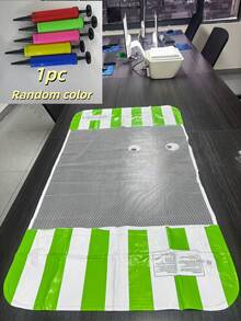 1个充气成人吊床式漂浮椅，加厚PVC材质，可折叠水陆两栖漂浮椅，适合海滩度假休闲。升级版高密度加厚防刺穿PVC材料，无异味、防爆、气密性好。符合人体工学的网状靠背贴合腰颈曲线。快速充气放气设计，掌心大小，可折叠便携。最大承重150公斤。适用于家庭泳池、海滩、湖泊、水上派对等场合。 - 均碼 - 查看 11