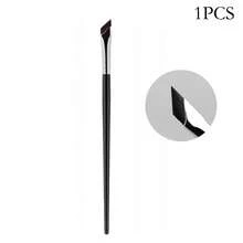 1pc Upgraded Blade Tip Eyeliner Pencil Brush, Ultra-Thin Angle Flat Eyebrow Brush, Placement Brush And Precision Detail Brush For Makeup, Eyebrow Brush, Eyeshadow Brush, Brush,Giveaways - Black - View 9