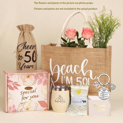 50th Birthday Gift Ideas For Women, Creative & Fun 50th Birthday Gifts For Mom, Aunt, Friend, Wife, Girlfriend, Sister, Coworker, Teacher And Other Female Loved Ones