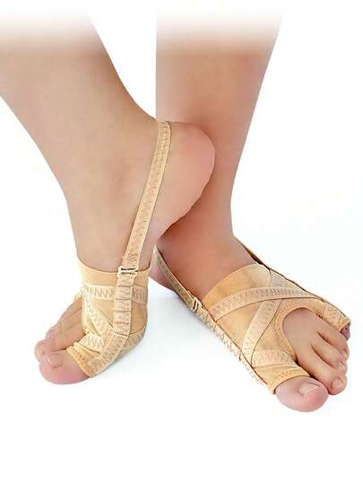 1pc/1pair Adjustable Toe Separator (Fits Big Toe & Small Toe), Progressive Adjustment, Comfortable Day & Night Support, Non-Slip & Friction-Free, 2026 New Foot Care Accessory, Invisible Comfortable Design, Suitable For Office, Home, Walking, Soft & Breathable, Professional Toe Separating & Soothing Support Accessory