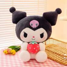 1pc & Plush Doll Holding Strawberry Doll, Soft Stuffed Doll, Home Decor, Birthday Gift For Kids & Couples - Multicolor - View 10